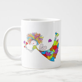 JUMBO Ceramic Fairy Mug ジャンボコーヒーマグカップ