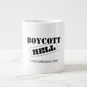 JUMBO COFFEE MUCH : BOYCOTT地獄 ジャンボコーヒーマグカップ