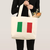 Jumbo Einkaufstasche Italien Fahne ラージトートバッグ (正面(商品))