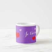 Jumbo-Espresso-Tasse, Je t'aime! - Ich liebe Dich エスプレッソカップ (正面右)