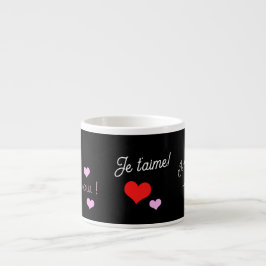 Jumbo-Espresso-Tasse, Je t'aime mon amour! エスプレッソカップ