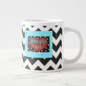 JUMBO MUG – 人生の教訓を保教えする理由 ジャンボコーヒーマグカップ (右)