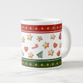 Jumbo Mug with Christmas Cookies ジャンボコーヒーマグカップ (正面右)