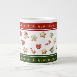 Jumbo Mug with Christmas Cookies ジャンボコーヒーマグカップ