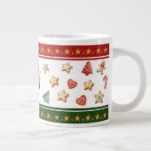 Jumbo Mug with Snowman and Christmas Cookies ジャンボコーヒーマグカップ (右)