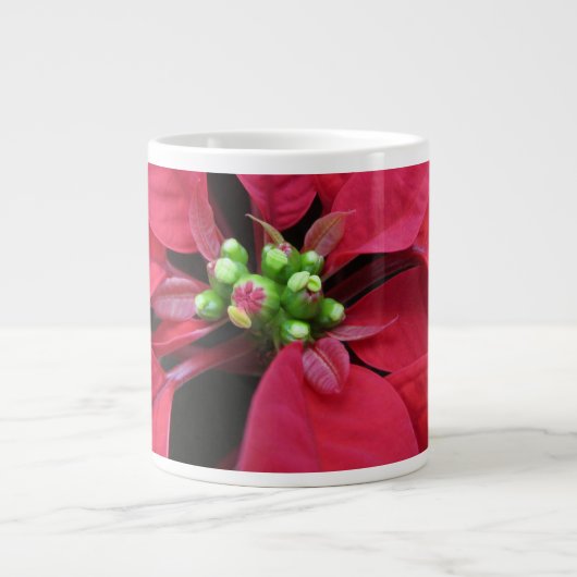 Jumbo Poinsettia Mug ジャンボコーヒーマグカップ (正面)