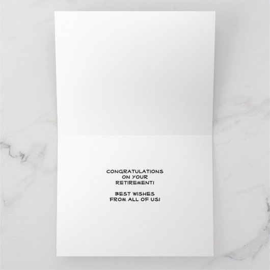 JUMBO Retierment Congruations from All,魚釣り カード (内部)