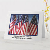 JUMBO Retierment Congruations from All, Flags カード (黄色い花)