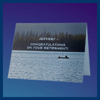 JUMBO Retirementおめでとう,魚釣り カード