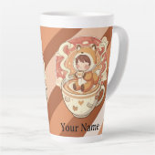 Jumbo Size Cozy Fox 17oz Reading Mug カフェラテマグ (右アングル)