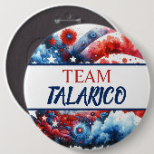 Jumbo-Sized Team James Talarico for President 缶バッジ (正面&裏面)