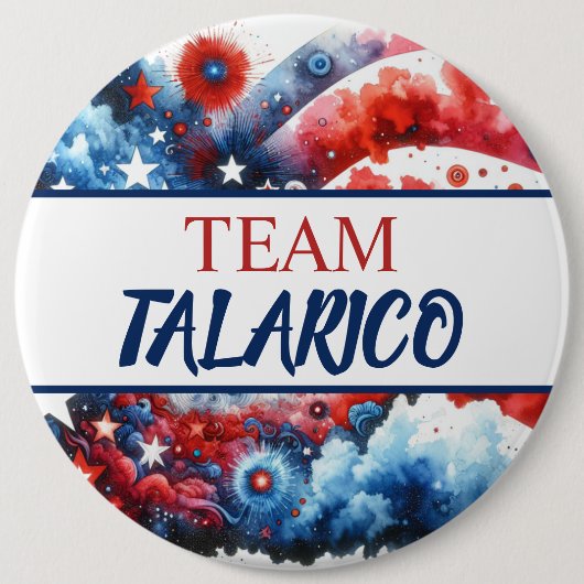 Jumbo-Sized Team James Talarico for President 缶バッジ (正面)