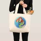 Jumbo Tote人魚のママ ラージトートバッグ (正面(商品))