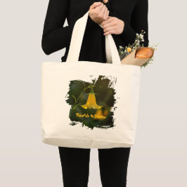 Jumbo Tote Bag – Flowers for the Soul ラージトートバッグ