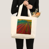 Jumbo Tote Bag with Artwork titled "Alaska Farm" ラージトートバッグ (正面(商品))