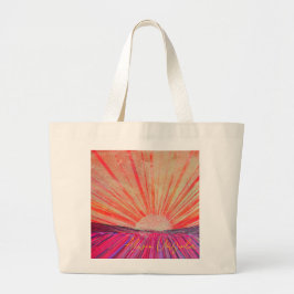Jumbo Tote Bag with Artwork titled "Daybreak"  ラージトートバッグ