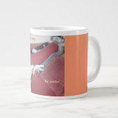 Jumbo Two Cats Napping Photo Mug ジャンボコーヒーマグカップ (正面右)