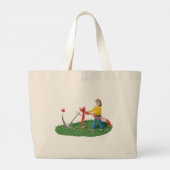 Jumbostoffbeutel Tasche Anker ラージトートバッグ (裏面)