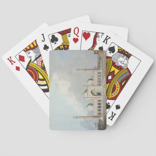 Jummah Musjed、デリーの「東洋からのプレートXXIII トランプ (裏面)