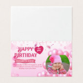 Jump and Play Birthday Invitation Photo Card  (外部フラット)