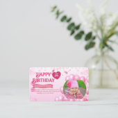 Jump and Play Birthday Invitation Photo Card  エンクロージャーカード (スタンド正面)