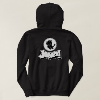 Jump! | Cute Black Cat Street Art Design | Playful パーカ