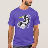 Jump&Flip -黒 Tシャツ (正面)