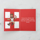 Jump High Play Proud Rugby England カード (内部)