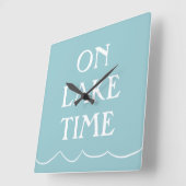 Jump in the Lake スクエア壁時計 (傾斜)