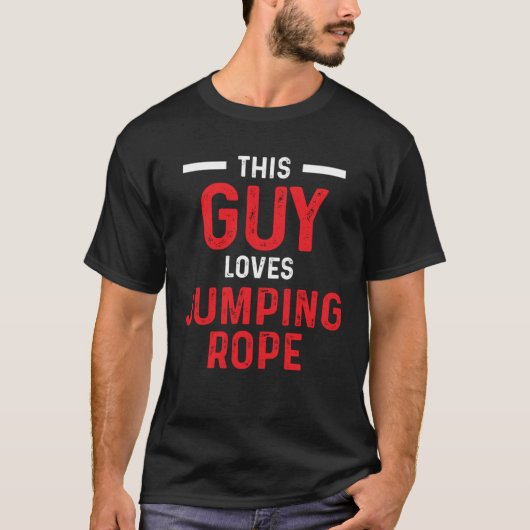 Jump Rope Loves Skipping Jumping Roping Workout Tシャツ (正面)