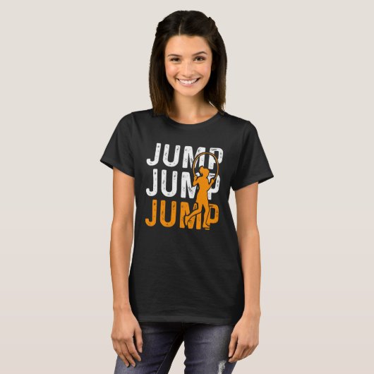 Jump Rope Skipping Jumping Roping Workout  8 Tシャツ (正面フル)