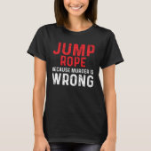 Jump Rope Wrong Skipping Jumping Roping Workout Tシャツ (正面)
