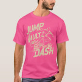 Jump Vault Dash Parkour Tシャツ (正面)