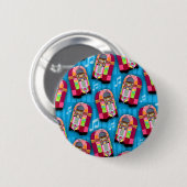 Jumpinのネオンジュークボックスパターン 缶バッジ (正面&裏面)