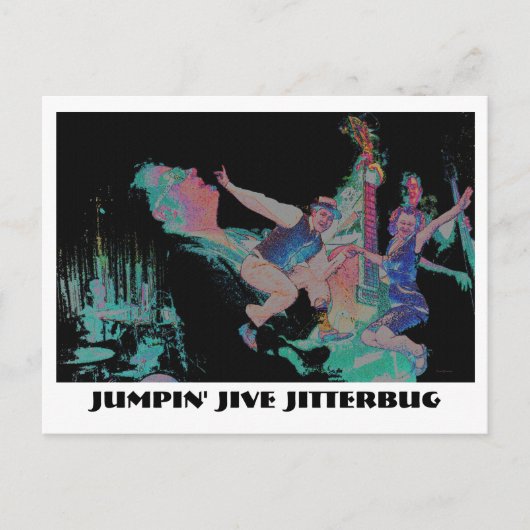 Jumpin' Jive Jitterbugポストカード ポストカード (正面)