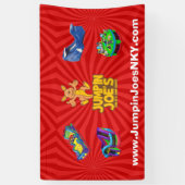 Jumpin Joeのバナーがいっぱい 横断幕 (縦)