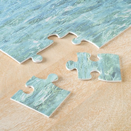 Jumping Dolphins in the Caribbean, Jigsaw Puzzle ジグソーパズル (側面)