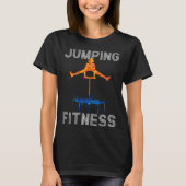 Jumping Fitness Training Trampoline Jumping Cardio Tシャツ (正面)
