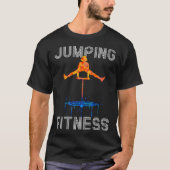 Jumping Fitness Training Trampoline Jumping Cardio Tシャツ (正面)