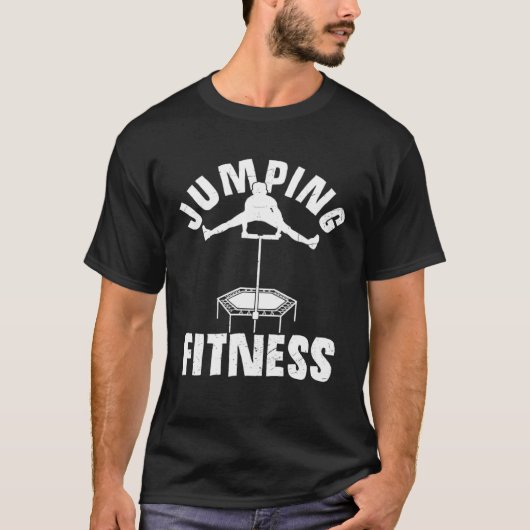 Jumping Fitness Trampoline Jumping Endurance Sport Tシャツ (正面)