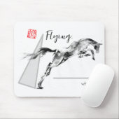 Jumping Horse mouse pad マウスパッド (マウス)