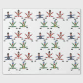 jumping jack toys art illustrations ラッピングペーパー (フラット)