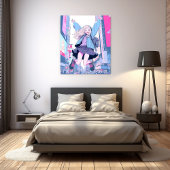 Jumping JK アートパネル｜寿司娘 Art Panel GenerativeAI キャンバスプリント