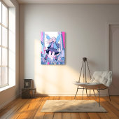 Jumping JK アートパネル｜寿司娘 Art Panel GenerativeAI キャンバスプリント