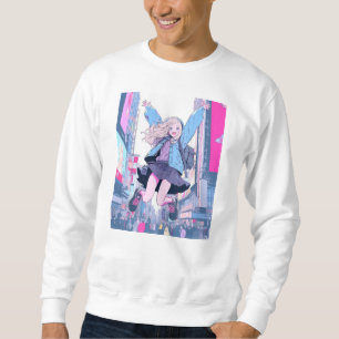 Jumping JK スウェット|寿司娘 Sweat GenerativeAI スウェットシャツ