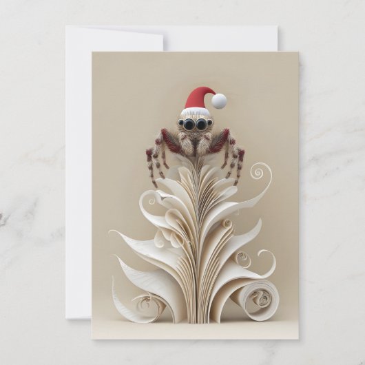 Jumping Spider Christmas Cards シーズンカード (正面)