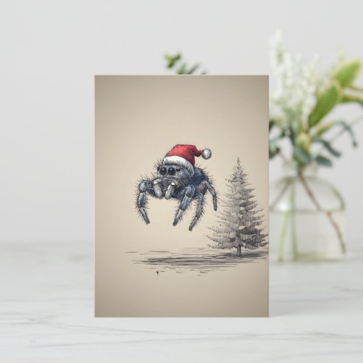 Jumping Spider Christmas Cards シーズンカード (スタンド正面)