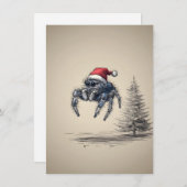 Jumping Spider Christmas Cards シーズンカード (正面/裏面)
