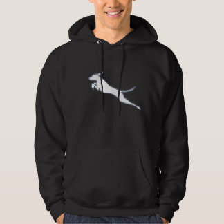 Jumping Vizsla Hooded Shirt パーカ