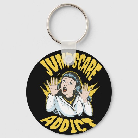  Jumpscare Addict  キーホルダー (正面)